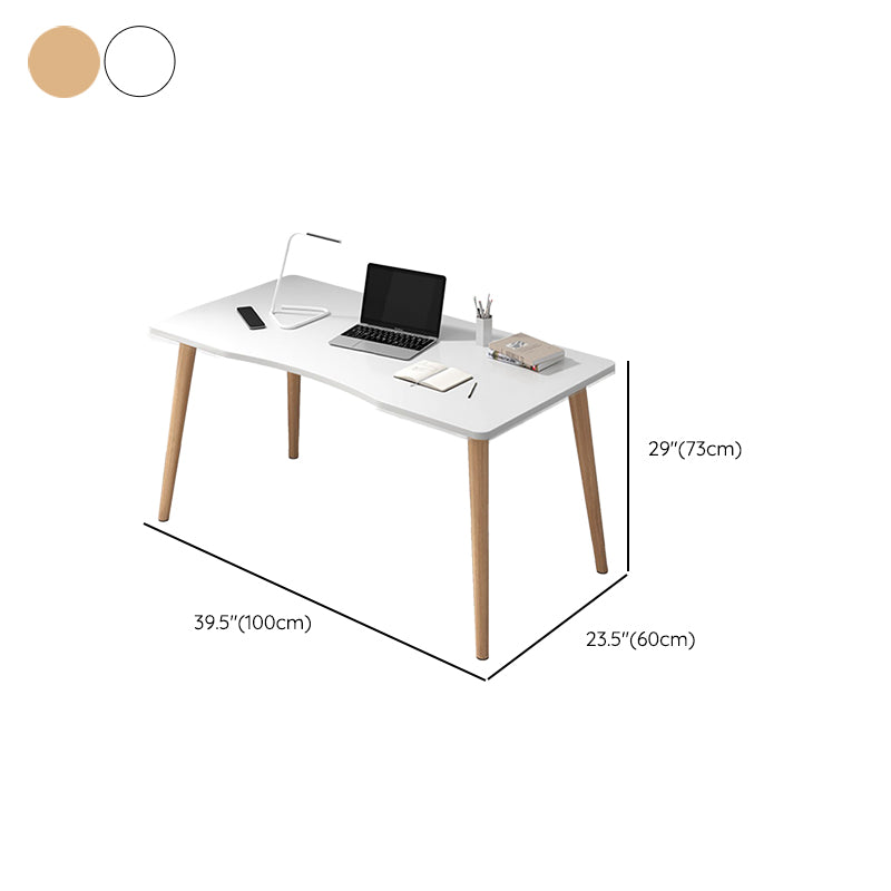 Contemporary Computer Desk Parsons Wood Office Desk for Home