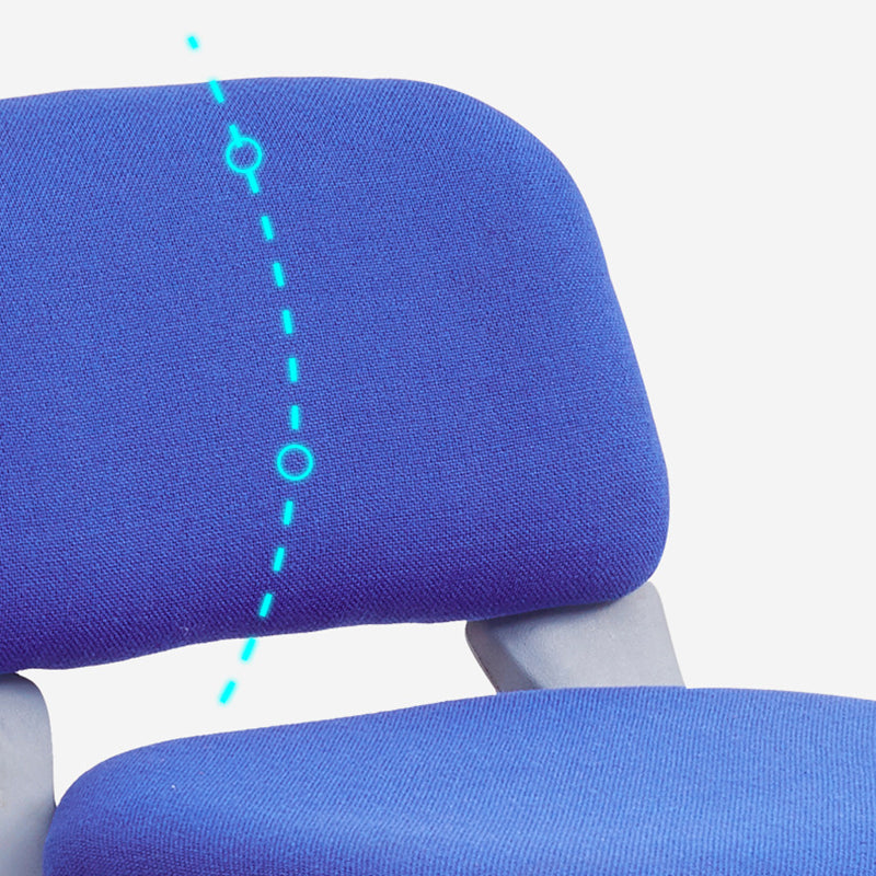 Modern Ergonomic Conference Chair No Arm Task Chair for Office