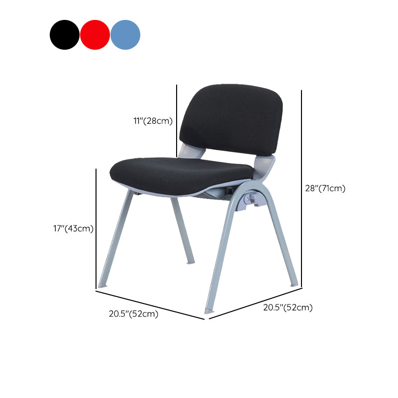 Modern Ergonomic Conference Chair No Arm Task Chair for Office