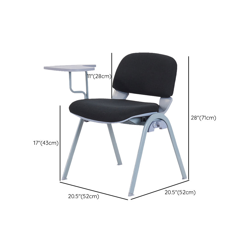 Modern Ergonomic Conference Chair No Arm Task Chair for Office