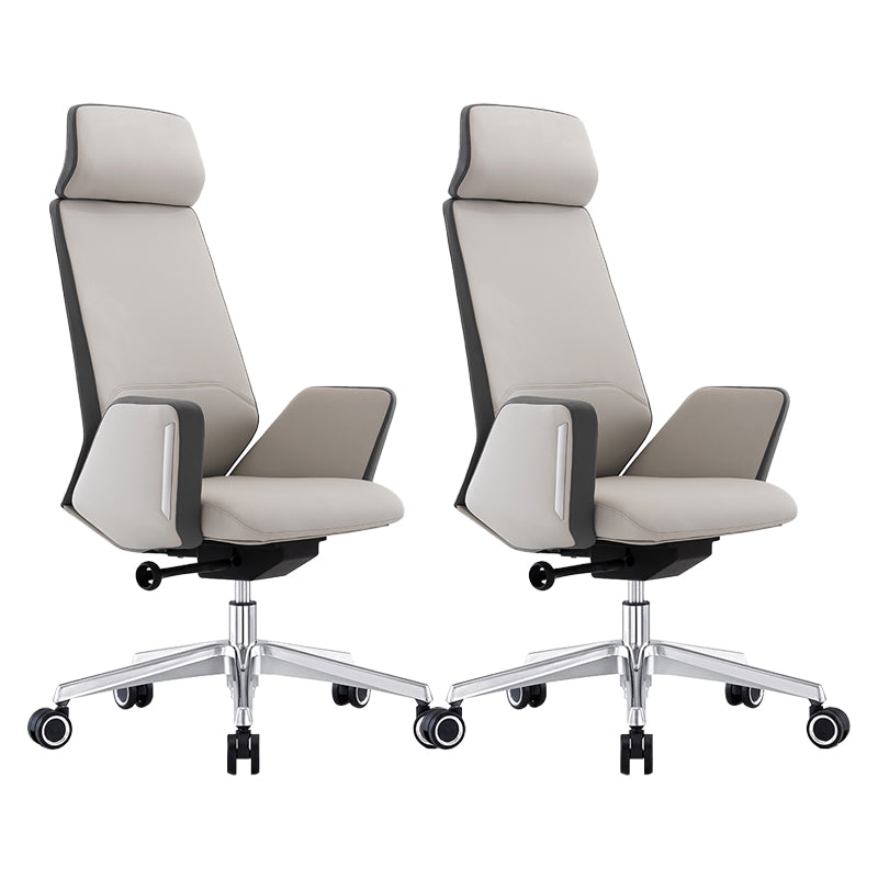 Modern Leather Executive Chair No Arm Managers Chair for Office