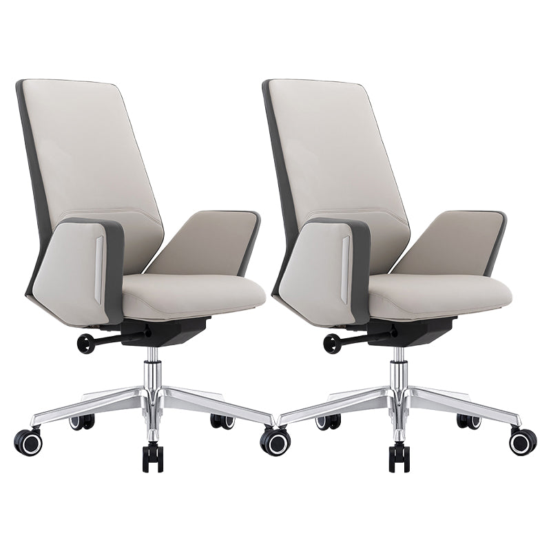 Modern Leather Executive Chair No Arm Managers Chair for Office