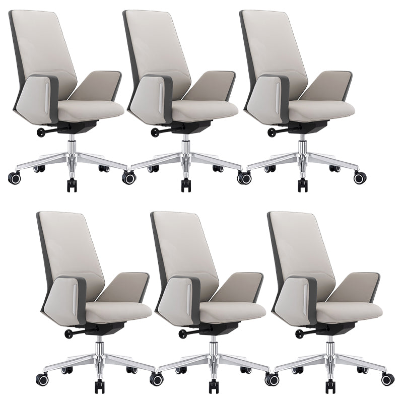 Modern Leather Executive Chair No Arm Managers Chair for Office