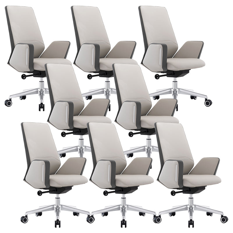 Modern Leather Executive Chair No Arm Managers Chair for Office