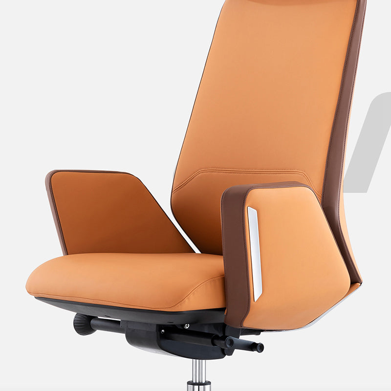 Modern Leather Executive Chair No Arm Managers Chair for Office