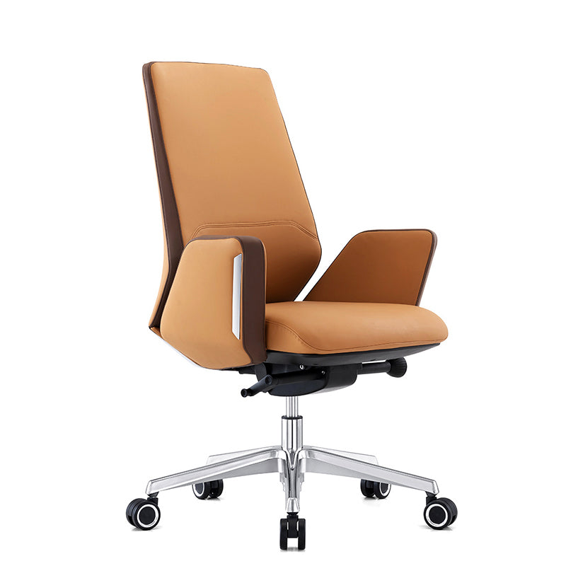 Modern Leather Executive Chair No Arm Managers Chair for Office