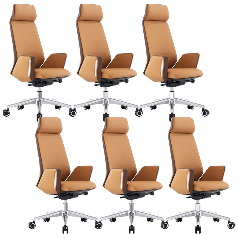 Modern Leather Executive Chair No Arm Managers Chair for Office