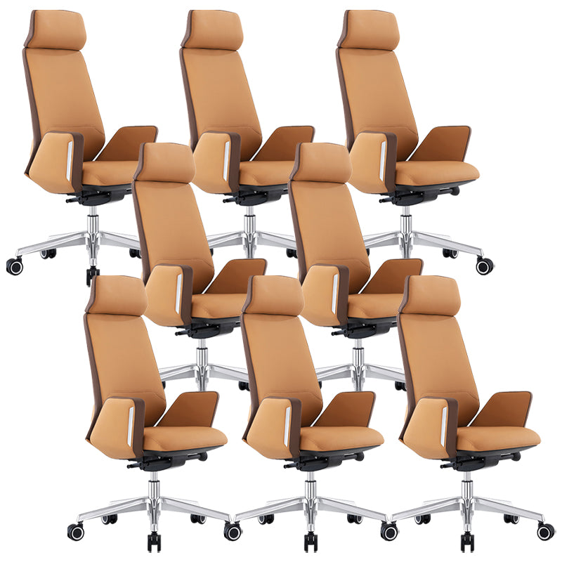 Modern Leather Executive Chair No Arm Managers Chair for Office