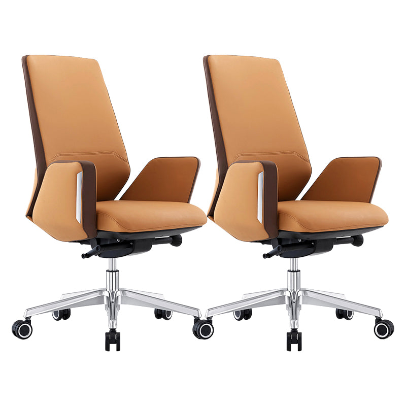 Modern Leather Executive Chair No Arm Managers Chair for Office