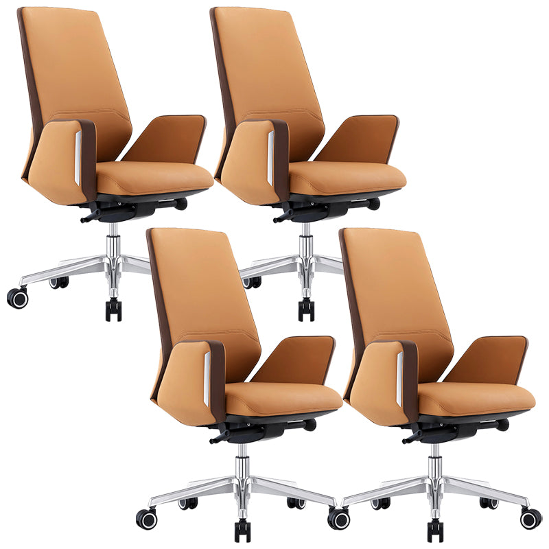 Modern Leather Executive Chair No Arm Managers Chair for Office