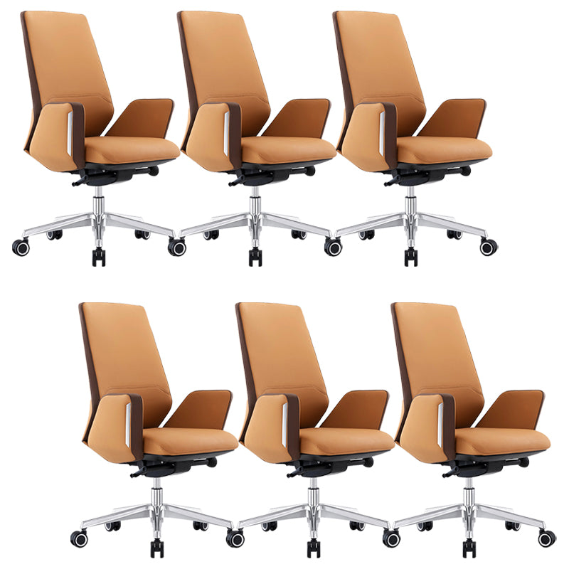 Modern Leather Executive Chair No Arm Managers Chair for Office