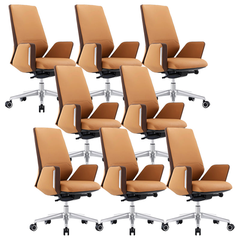 Modern Leather Executive Chair No Arm Managers Chair for Office