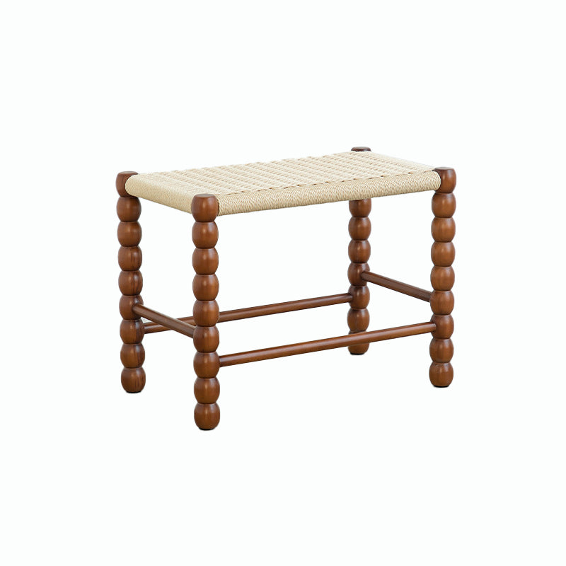 13.65-inch Width Tropical Seating Bench Solid Wood Rectangle Bench