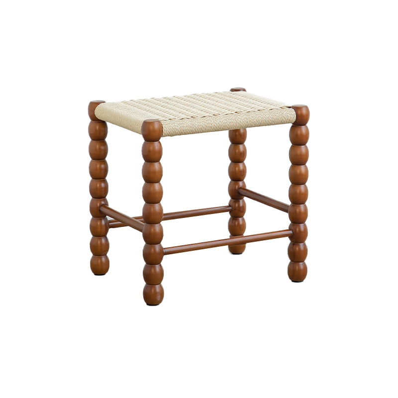 13.65-inch Width Tropical Seating Bench Solid Wood Rectangle Bench