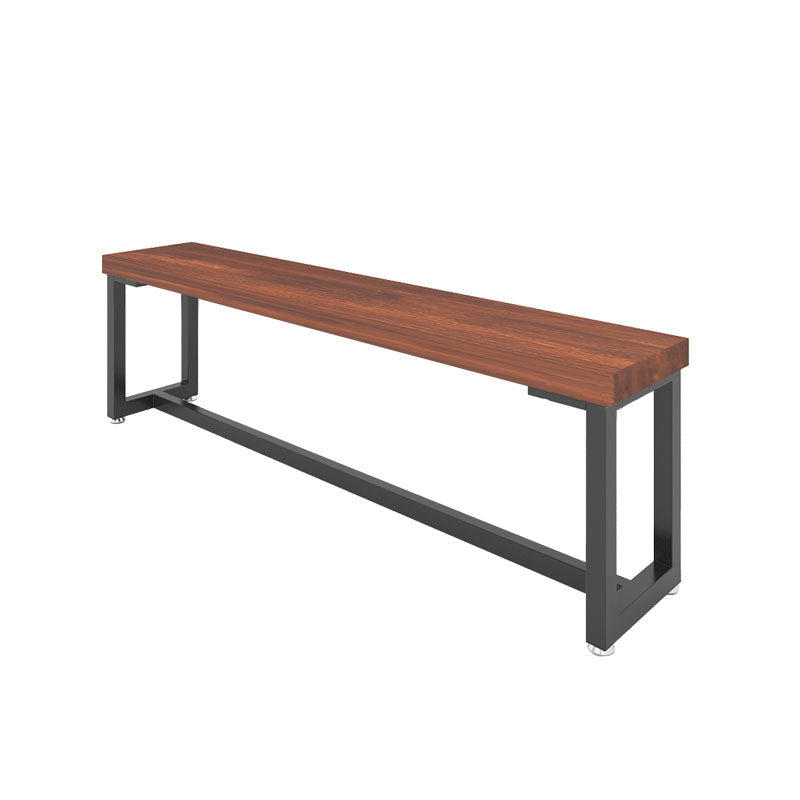 Modern Pine Wood Bench Rectangle Home Seating Bench with Legs