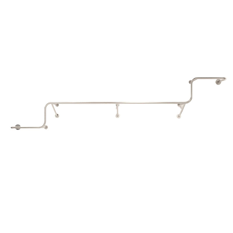 Luxurious Solid Color Coat Rack Wall-Mounted Metal Coat Hanger