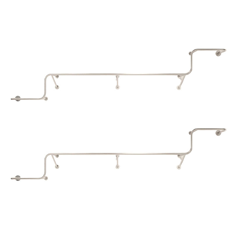 Luxurious Solid Color Coat Rack Wall-Mounted Metal Coat Hanger