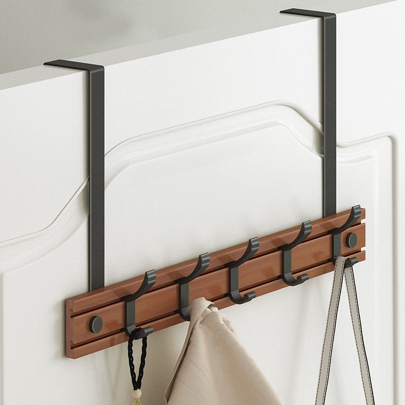 Modern Style Minimalist Coat Hanger Home Wall Hanging Wooden Coat Rack