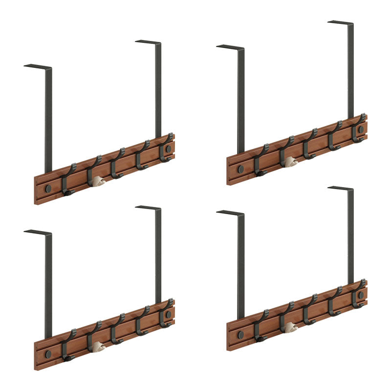 Modern Style Minimalist Coat Hanger Home Wall Hanging Wooden Coat Rack