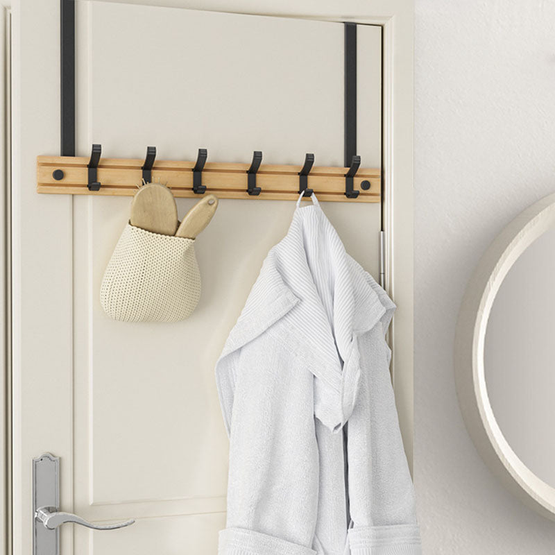 Modern Style Minimalist Coat Hanger Home Wall Hanging Wooden Coat Rack