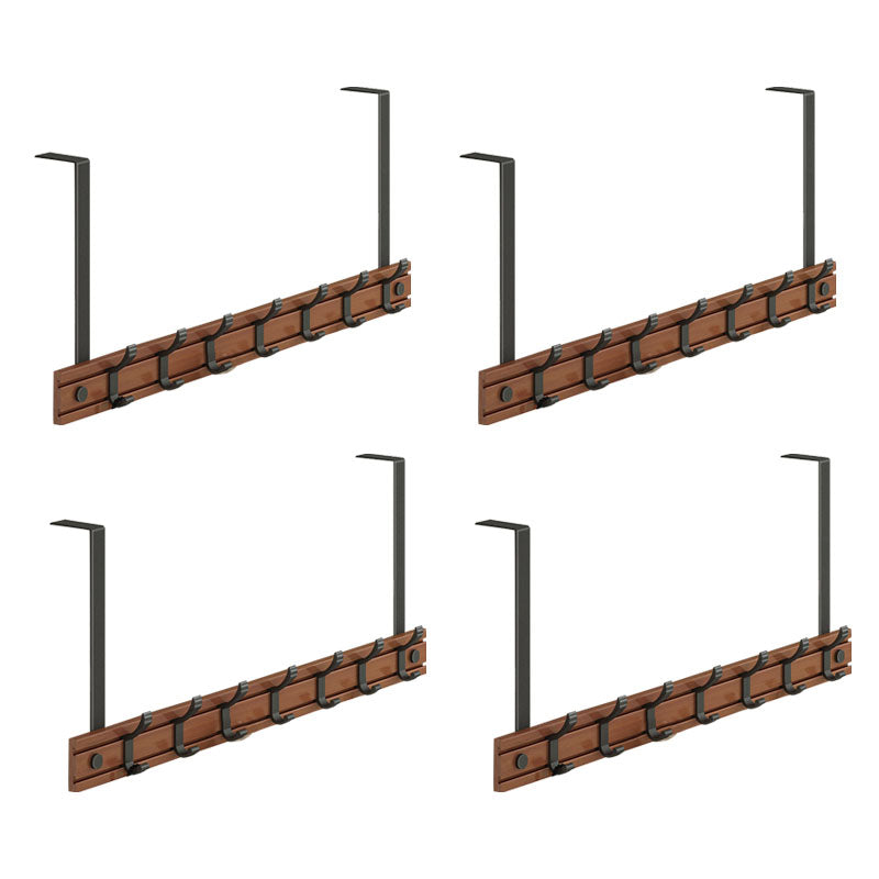 Modern Style Minimalist Coat Hanger Home Wall Hanging Wooden Coat Rack