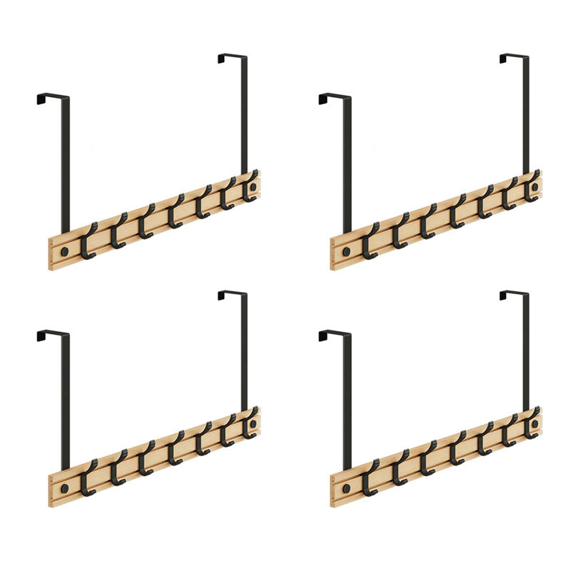 Modern Style Minimalist Coat Hanger Home Wall Hanging Wooden Coat Rack