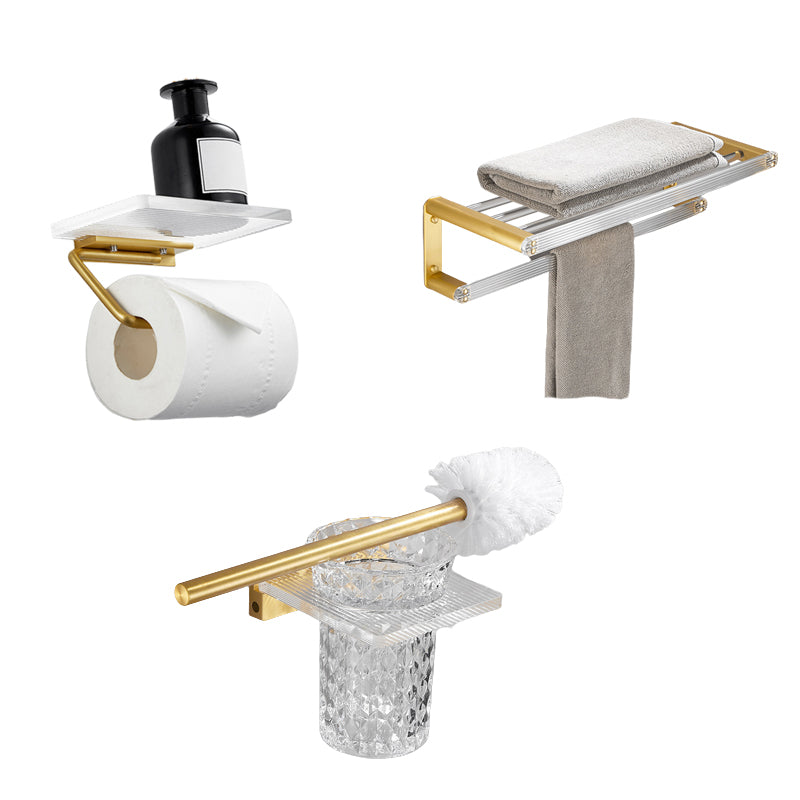 Modern Bathroom Hardware Towel Bar Bath Shelf Bathroom Accessory Kit