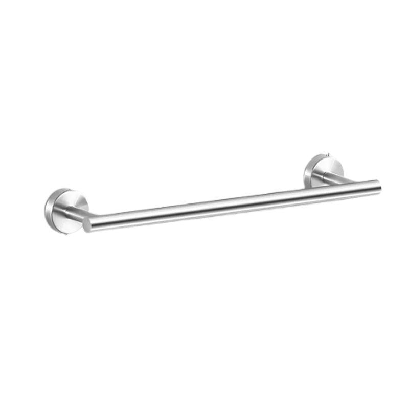 Modern Stainless Steel Bathroom Hardware Set Brushed Chrome Towel Bar/Ring & Robe Hooks