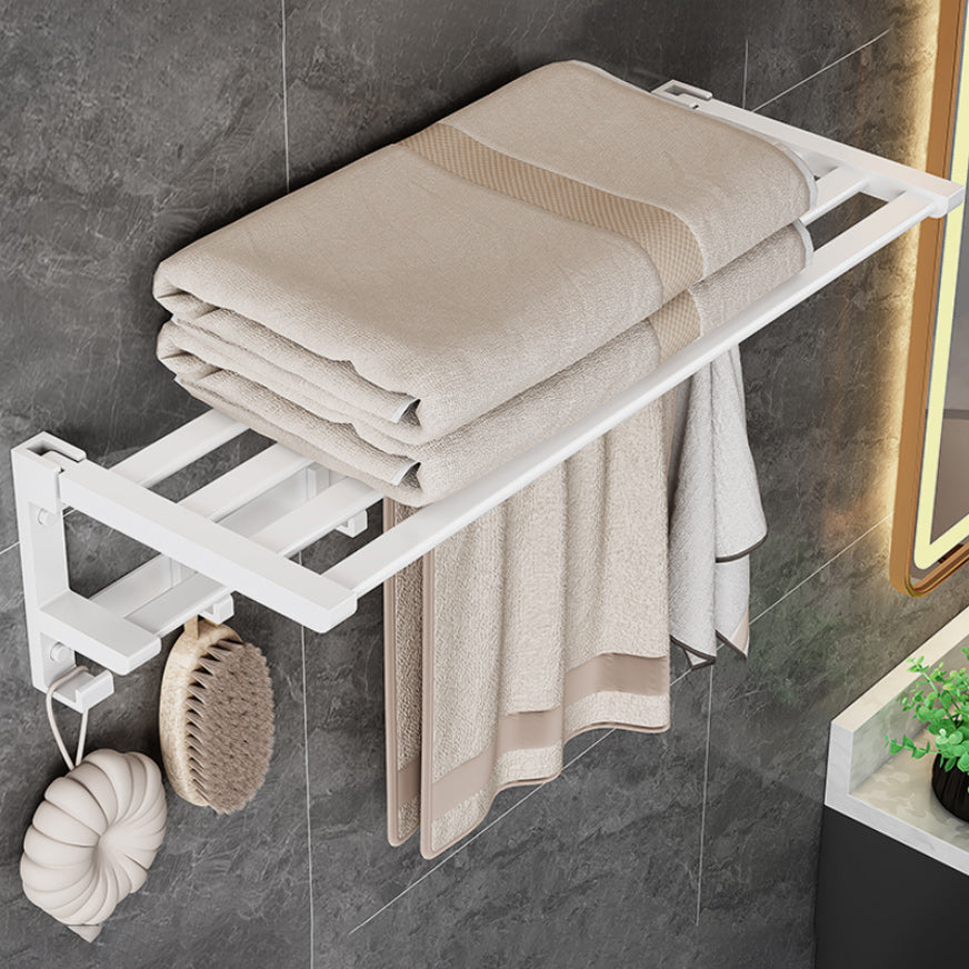 Modern White Bathroom Hardware Set Towel Bar Bath Shelf Bath Hardware Set