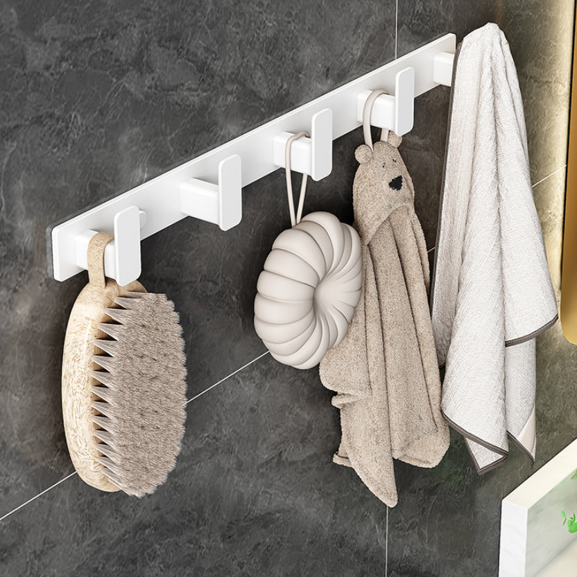 Modern White Bathroom Hardware Set Towel Bar Bath Shelf Bath Hardware Set