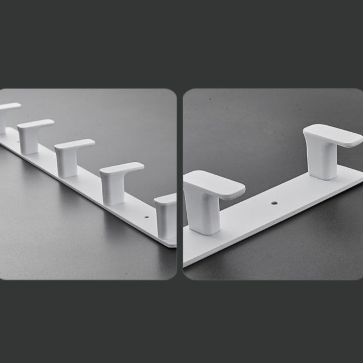 Modern White Bathroom Hardware Set Towel Bar Bath Shelf Bath Hardware Set