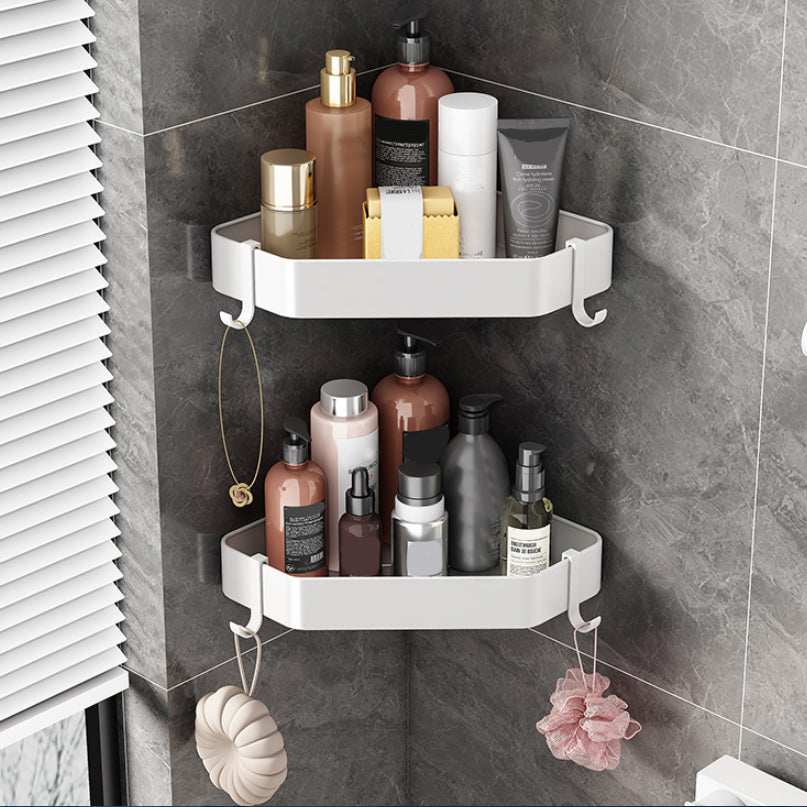 Modern White Bathroom Hardware Set Towel Bar Bath Shelf Bath Hardware Set