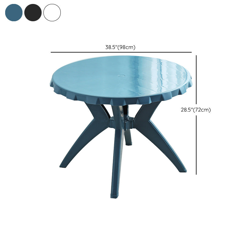 Contemporary Water Resistant Dining Table 4-Seater 1.57" Dining Set