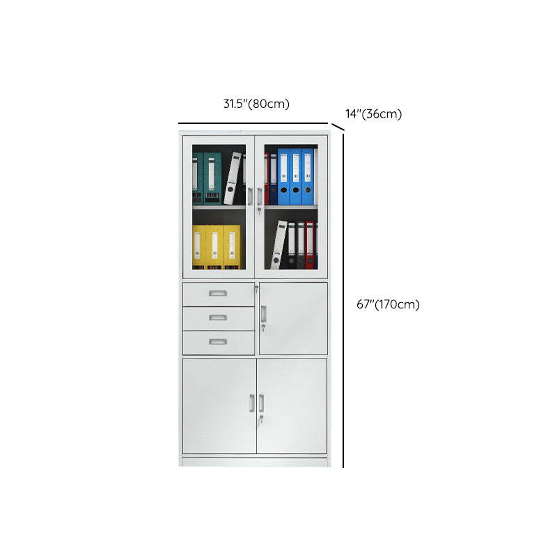 Contemporary Cabinet Steel Lock and Storage Filing Cabinet for Office