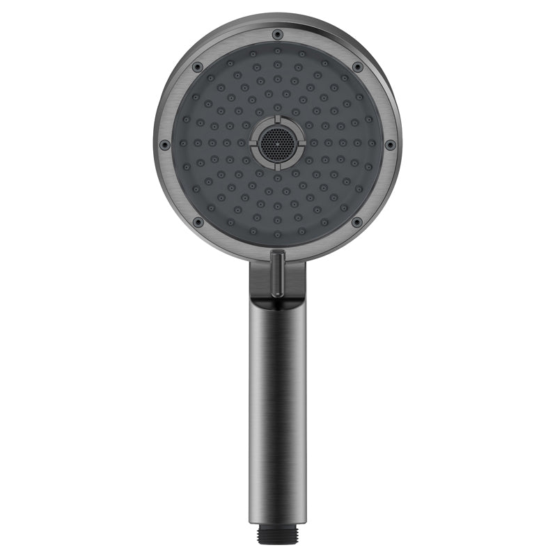 Matte Black Handheld Shower Head Modern 3-Jet Round Wall-Mount Handheld Shower Head