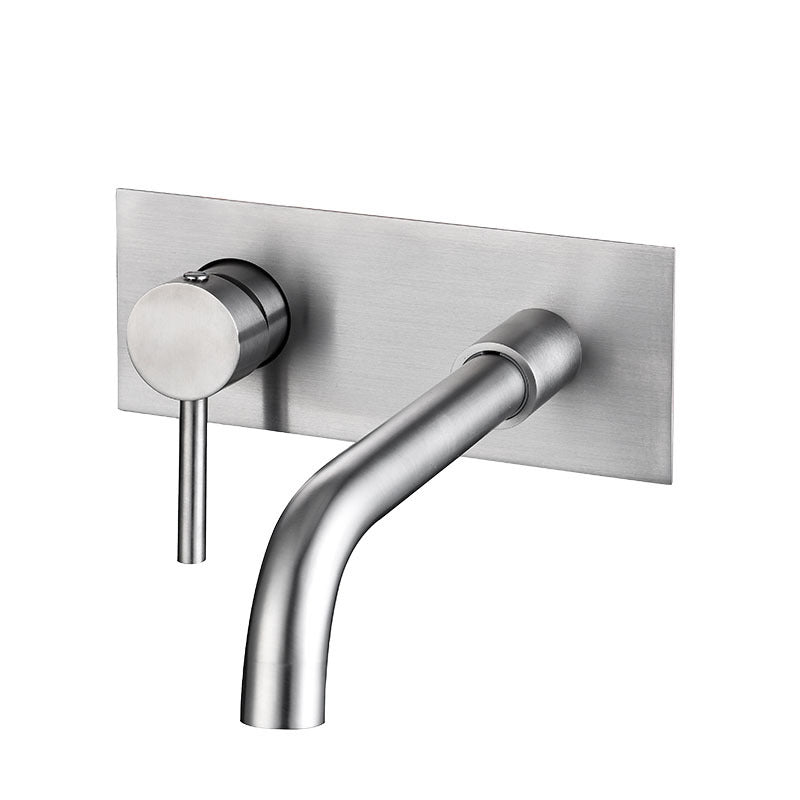 Glam Style Faucet Single Handle Wall Mounted Faucet for Bathroom
