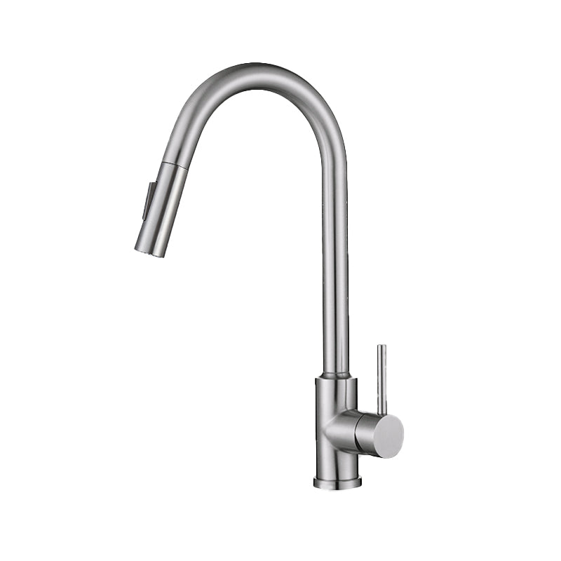 Touch 2 Modes Faucet Pull down Sprayer Bar Faucet 1-Handle Standard Kitchen Faucet