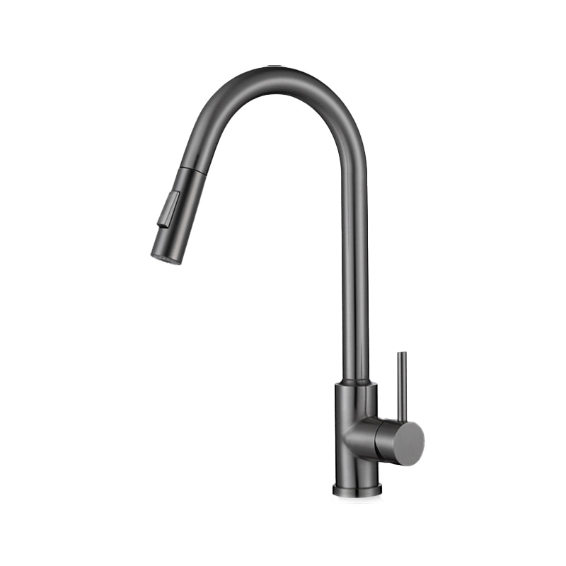 Touch 2 Modes Faucet Pull down Sprayer Bar Faucet 1-Handle Standard Kitchen Faucet