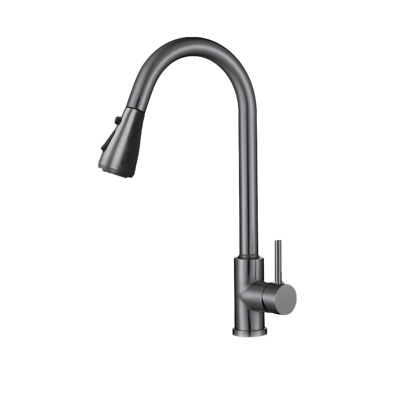 Touch 2 Modes Faucet Pull down Sprayer Bar Faucet 1-Handle Standard Kitchen Faucet