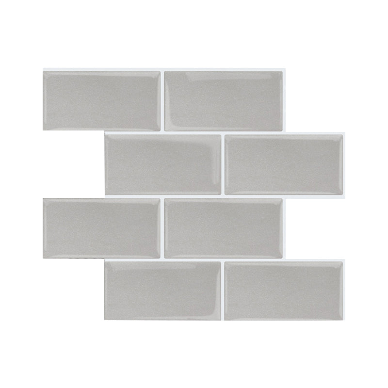 Modern Peel and Stick Wall Tile PVC Peel and Stick Backs Plash Tile