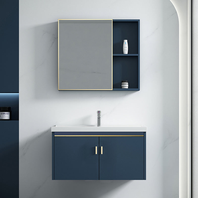 Modern Wall-mounted Bathroom Vanity Cabinet with Soft Close Door