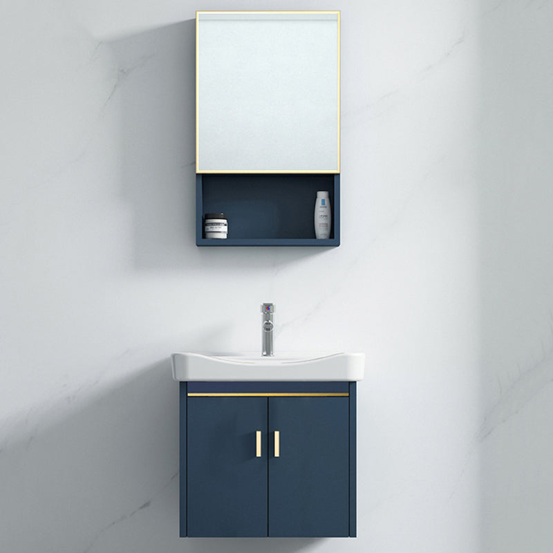 Modern Wall-mounted Bathroom Vanity Cabinet with Soft Close Door