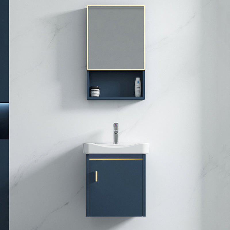 Modern Wall-mounted Bathroom Vanity Cabinet with Soft Close Door