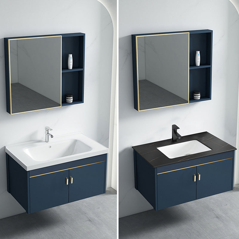 Modern Wall-mounted Bathroom Vanity Cabinet with Soft Close Door