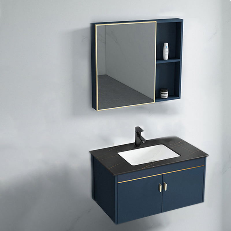 Modern Wall-mounted Bathroom Vanity Cabinet with Soft Close Door