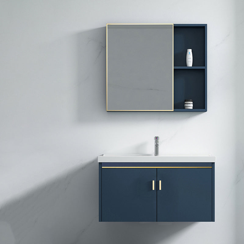 Modern Wall-mounted Bathroom Vanity Cabinet with Soft Close Door