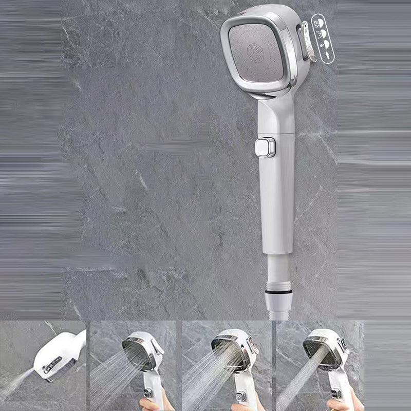 Modern Shower Head Massage 5-Jet Wall Mounted Adjustable Spray Pattern Hand Shower