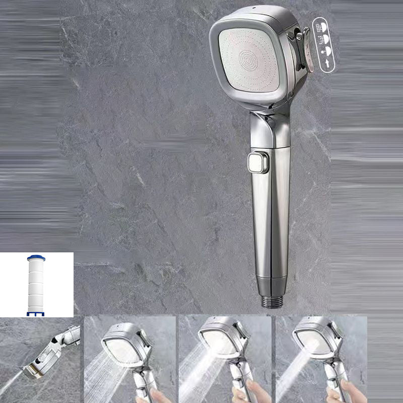 Modern Shower Head Massage 5-Jet Wall Mounted Adjustable Spray Pattern Hand Shower