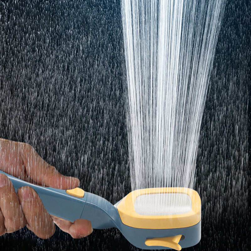 Modern Shower Head Massage 5-Jet Wall Mounted Adjustable Spray Pattern Hand Shower