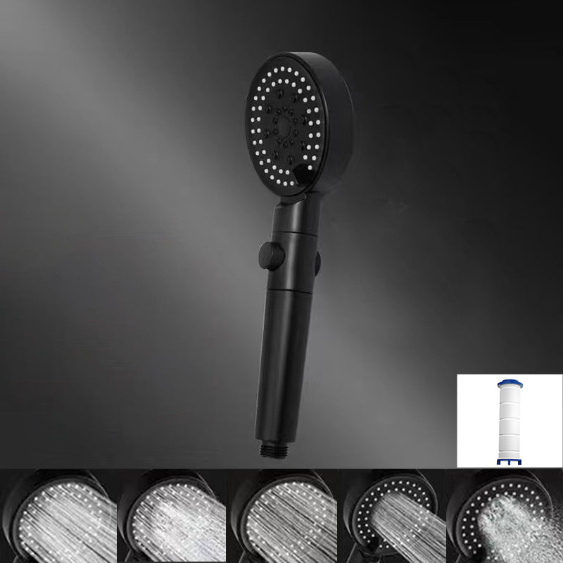 Modern Shower Head Massage 5-Jet Wall Mounted Adjustable Spray Pattern Hand Shower